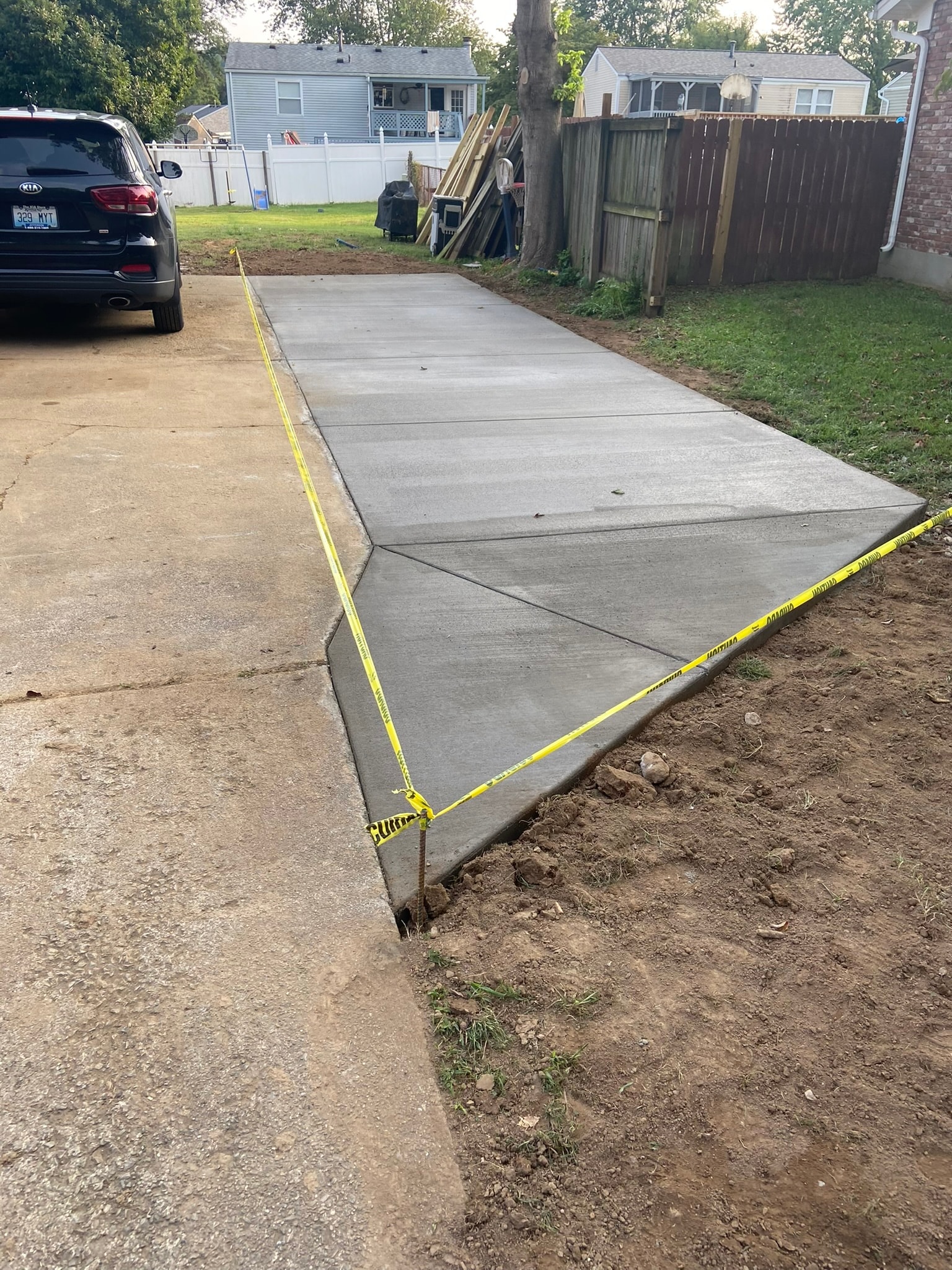 Concrete Driveway Extension