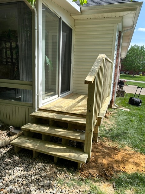 Deck Steps & Railing