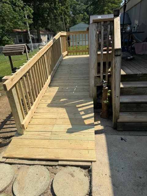 Wooden Ramp & Walkway